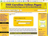 Carolina Yellow Pages has just gone online!