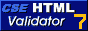 HTML Checked with CSE HTML Validator