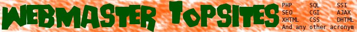 Webmaster Topsites