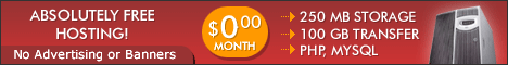 FREE Web Hosting with cPanel and Fantastico included!